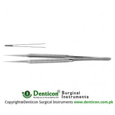 Micro Forcep Cross Serrated Jaws Stainless Steel, 20 cm - 8"